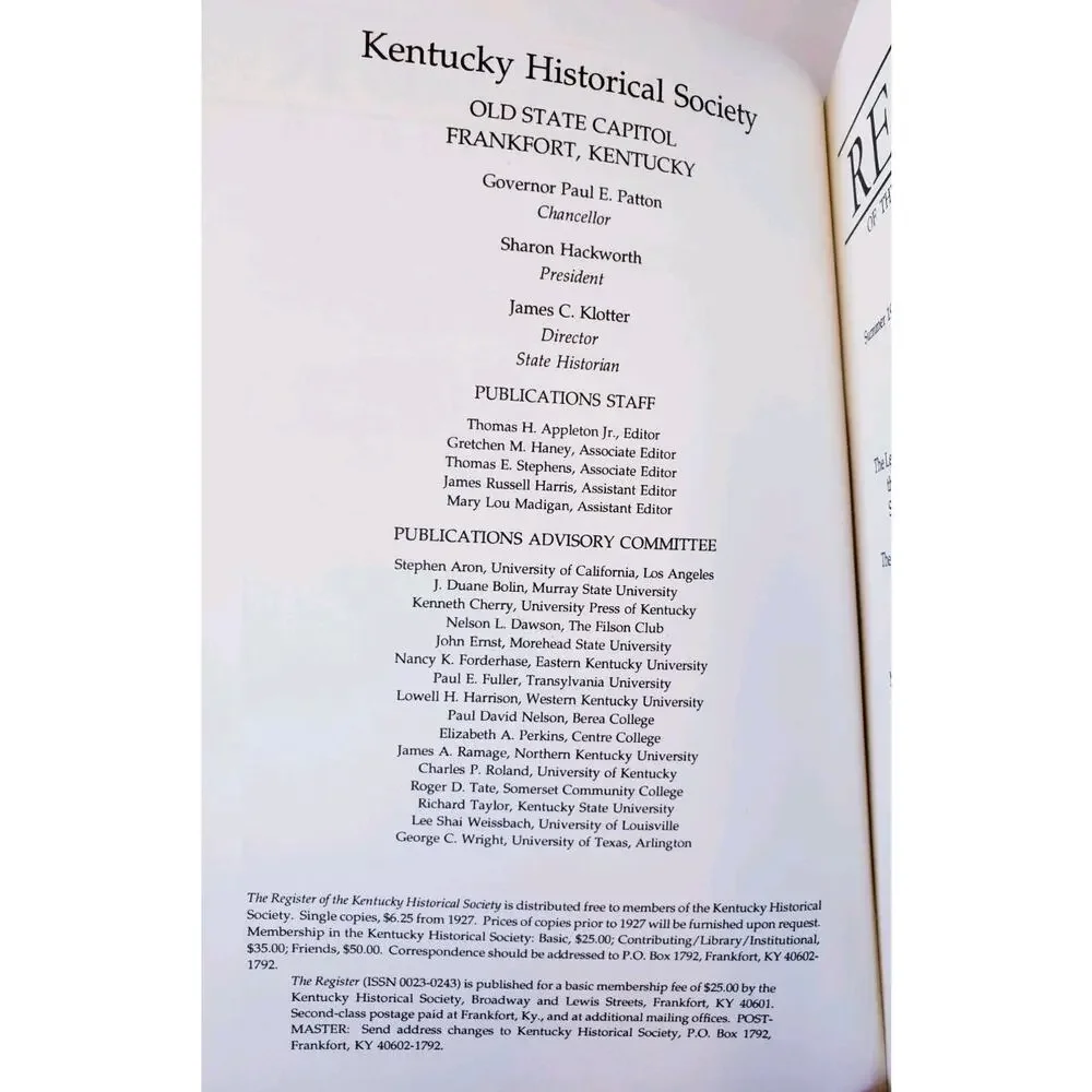 Unbranded register kentucky